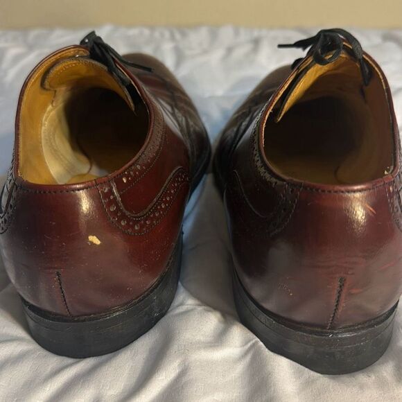 Austin Reed of Regent Street Size 11 M Brown Leather Dress Shoes - Picture 4 of 10